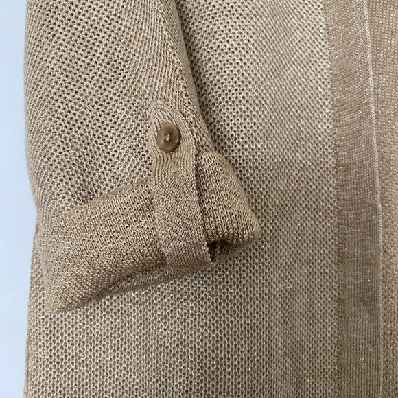 Long Metallic Talbots Cardigan - Picture 4 of 7